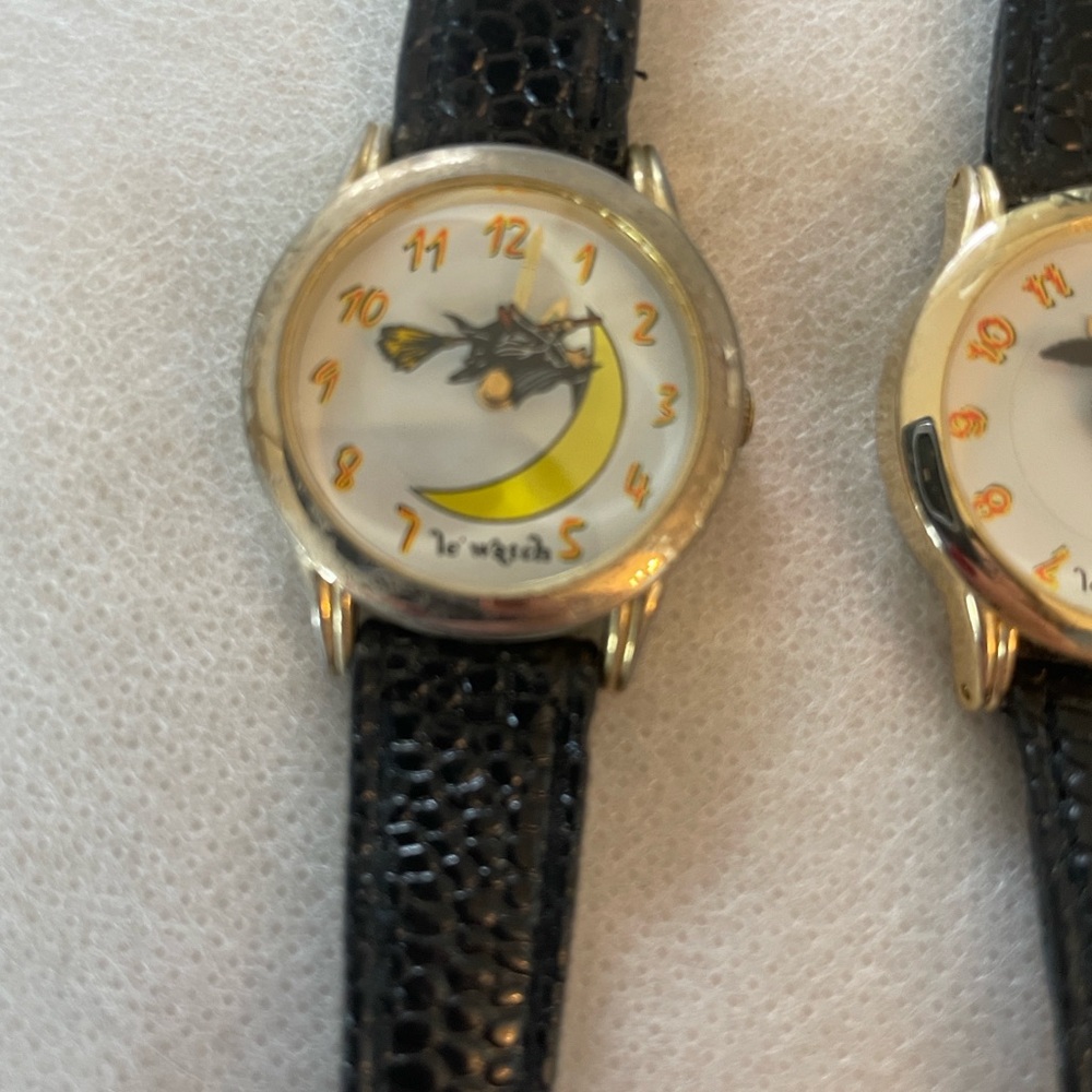Le Witch Witch Design Black Strap pair of Watches - Picture 3 of 12